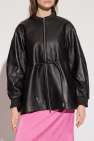 Proenza Schouler WOMEN FINE KNIT CARDIGAN Leather jacket