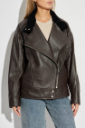 Iro BROWN Leather jacket Akileas