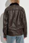 Iro BROWN Leather jacket Akileas