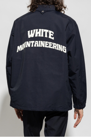White Mountaineering Kurtka przeciwdeszczowa z logo