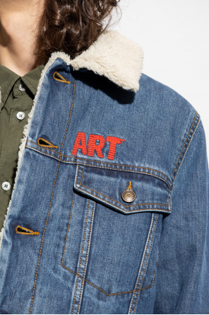 Zadig & Voltaire ‘Base’ insulated denim Face jacket