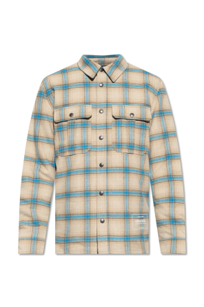 ‘bali’ checked jacket od teddy Bear T-shirt