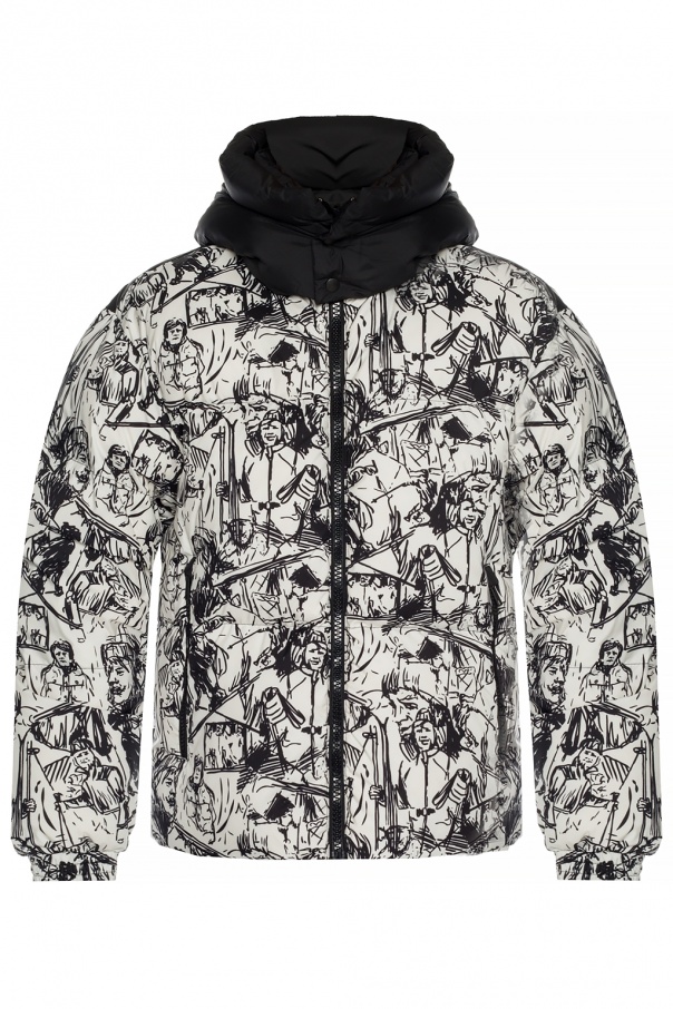 patterned down jacket