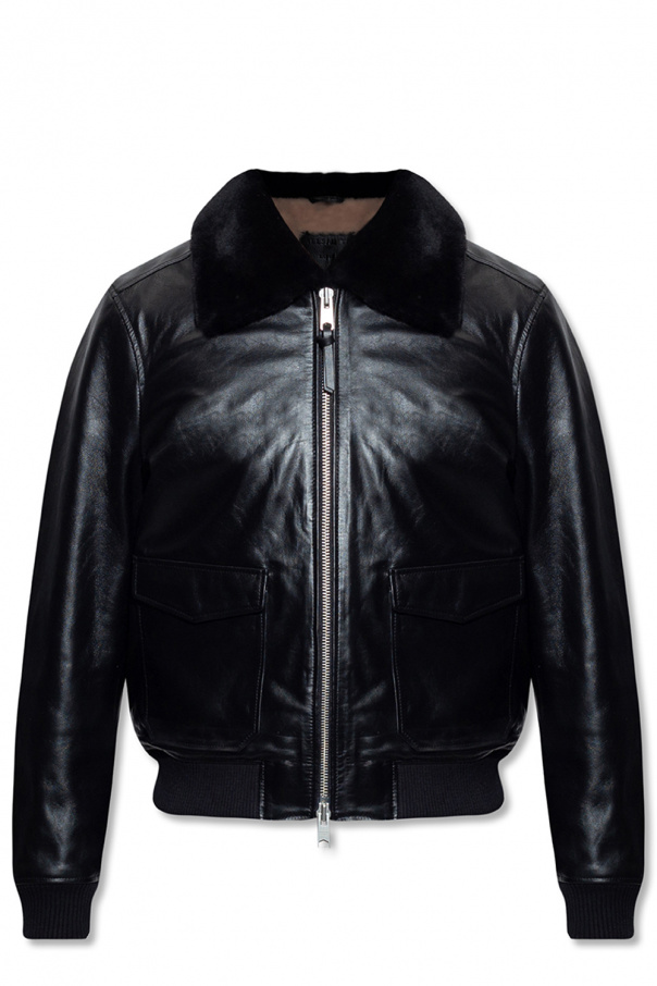 AllSaints ‘Worgan’ leather Puma jacket