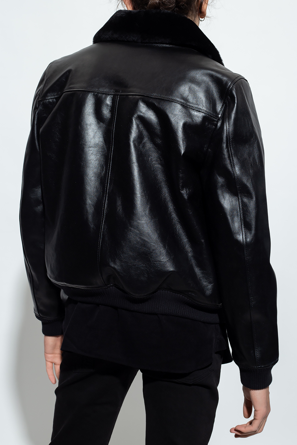 AllSaints ‘Worgan’ leather jacket | Men's Clothing | Vitkac