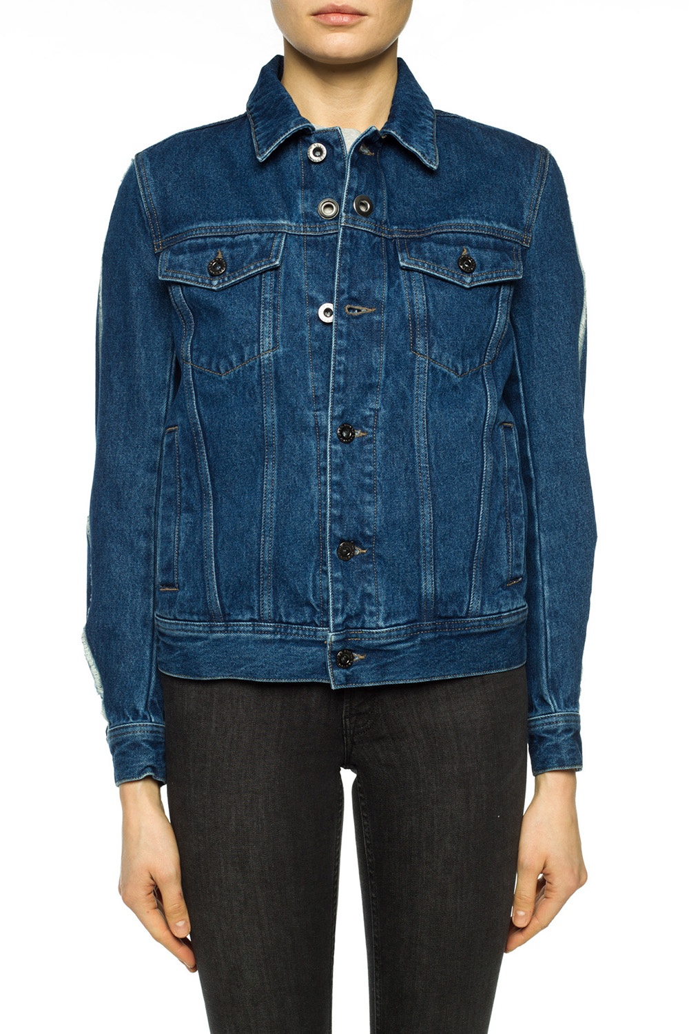 diesel black gold denim jacket