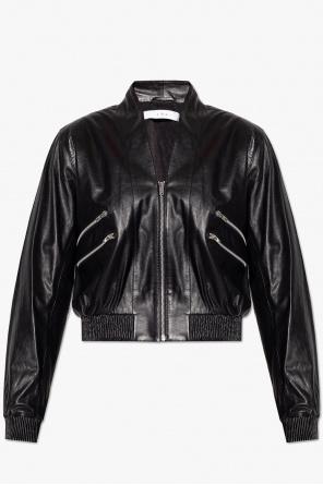 RtA Barry faux-leather shirt