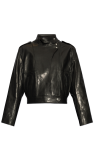 Iro BLACK Leather jacket Dahla
