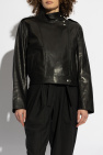Iro BLACK Leather jacket Dahla