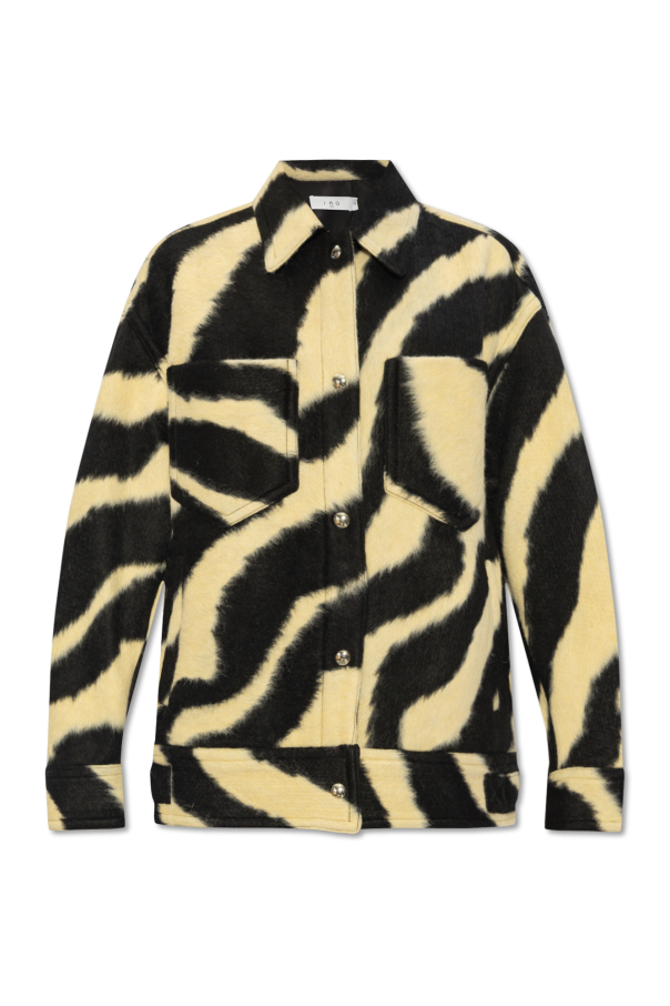 Iro ‘Edwina’ jacket with animal motif