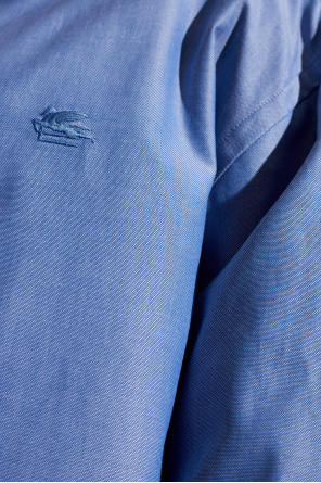 Etro Bawełniana kurtka z logo