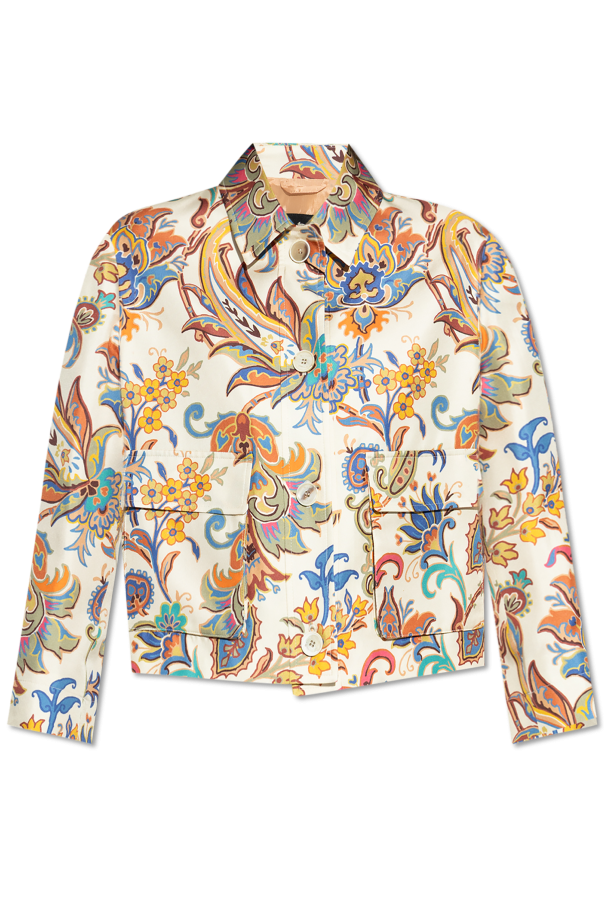 Silk jacket with print od Etro
