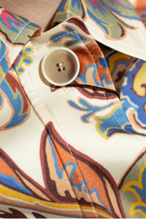 Etro Silk jacket with print