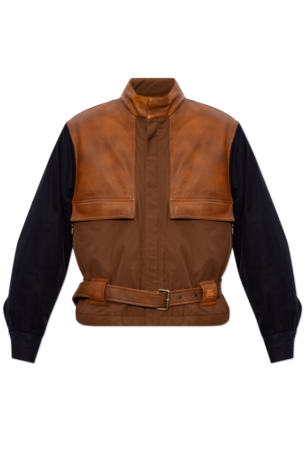 Insulated jacket with belt od Etro