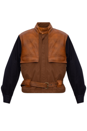 Insulated jacket with belt