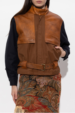 Etro Insulated jacket with belt