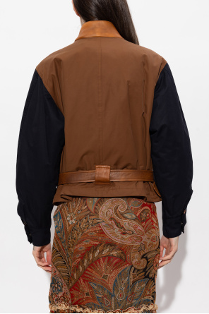 Etro Insulated jacket with belt