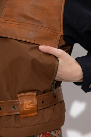 Etro Insulated jacket with belt