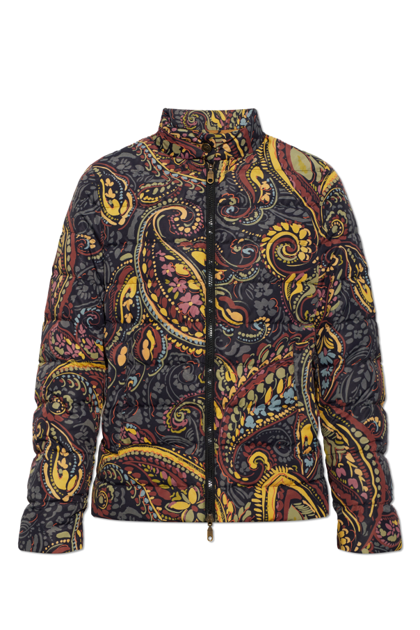 Down jacket with stand-up collar od Etro