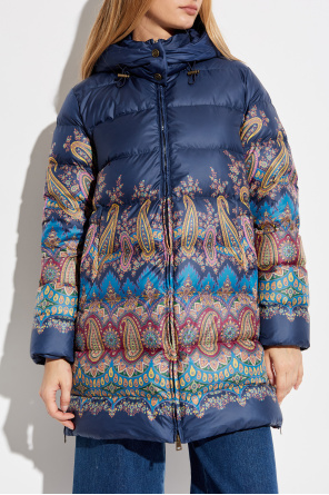 Etro Chaqueta de plumas con estampado