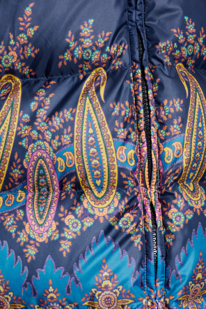 Etro Chaqueta de plumas con estampado