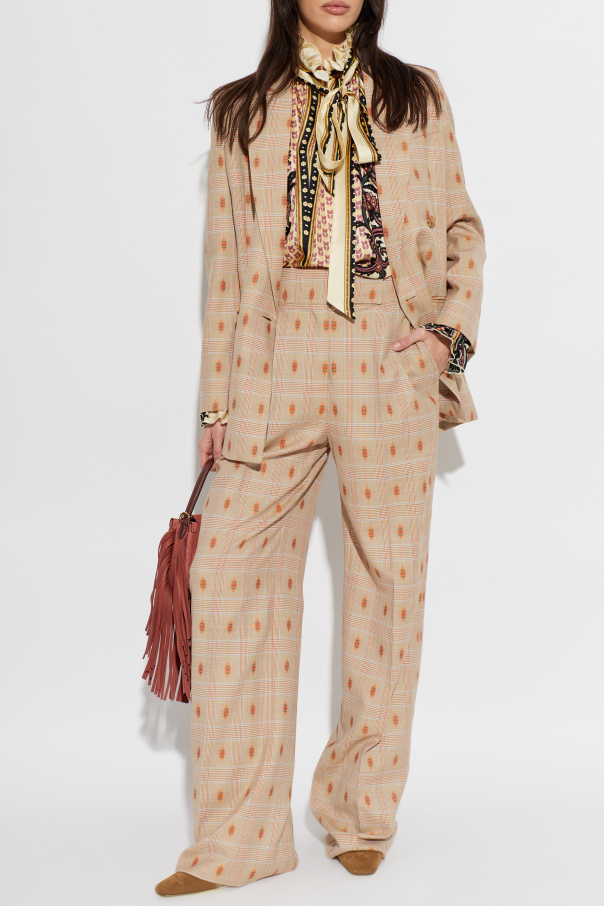 Etro Wool double-breasted blazer