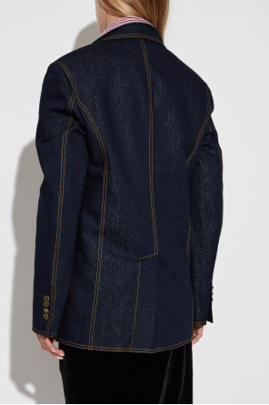 Etro Loose-fitting denim blazer