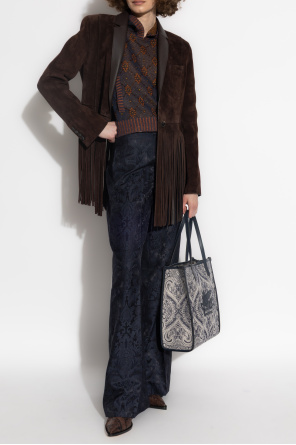 Leather jacket od Etro