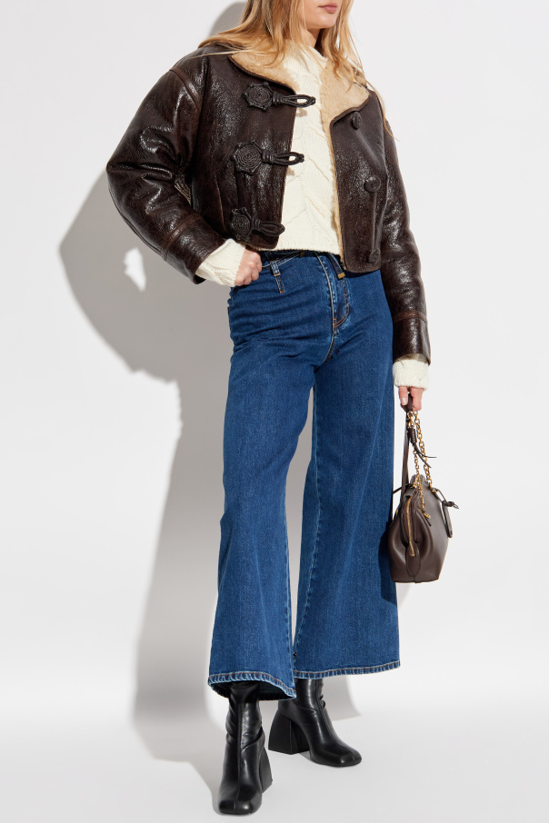 Etro Chaqueta corta con piel