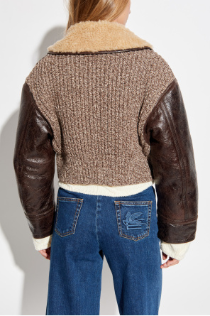Etro Chaqueta corta con piel