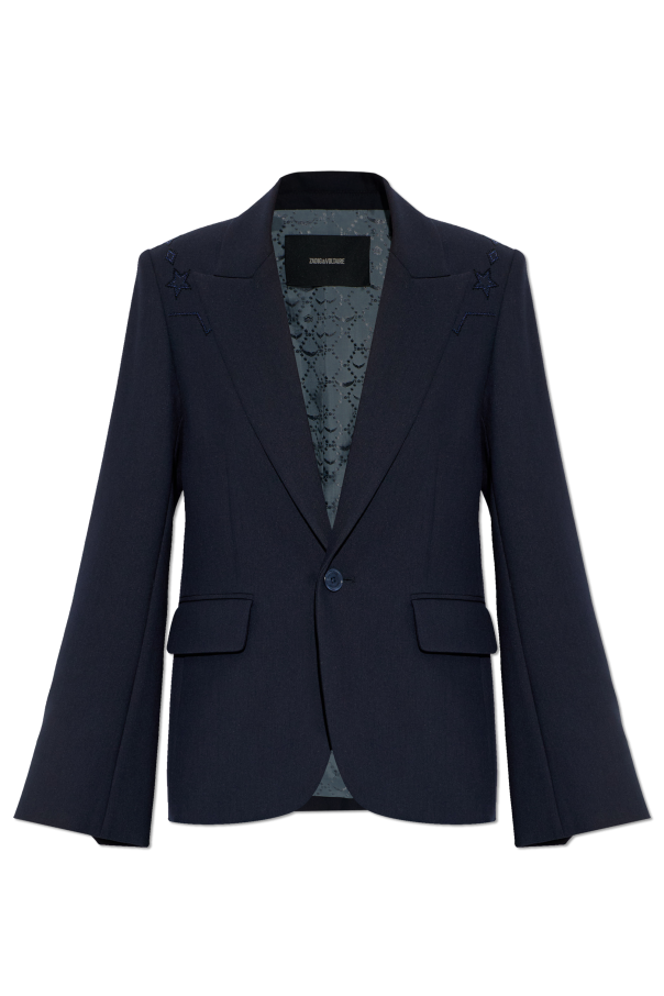 Blazer with decorative appliqué od Zadig & Voltaire