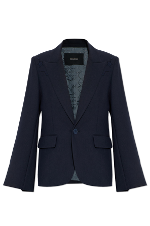 Blazer mit dekorativer Applikation