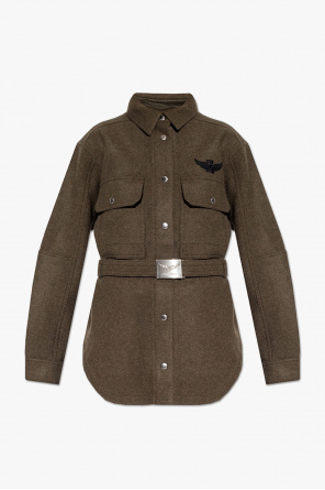 ‘trop’ belted wool jacket od Concept 13 Restaurant