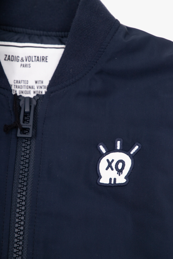 Zadig & Voltaire Kids Bomber Bear jacket