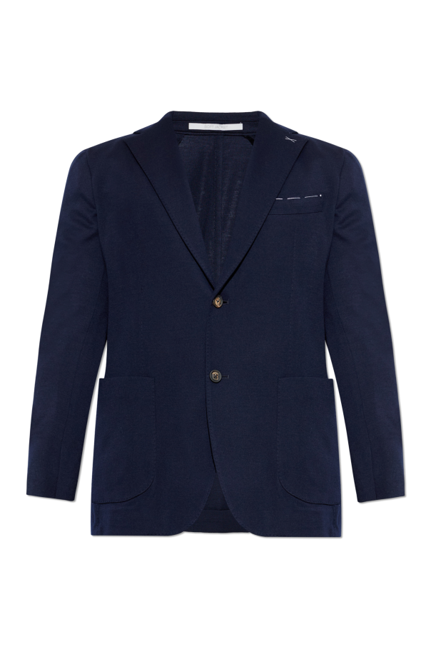 Eleventy Wełniana marynarka z otwartymi klapami