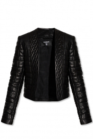 Balmain embossed buttons double-breasted blazer