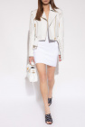 Balmain WHITE Leather jacket