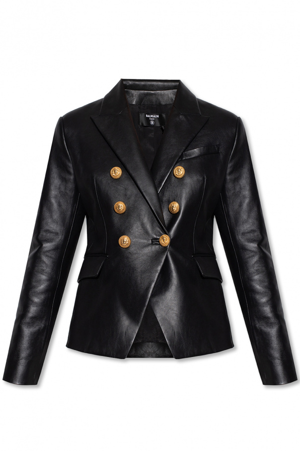 Balmain Leather blazer