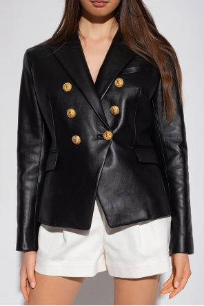 Balmain Leather blazer