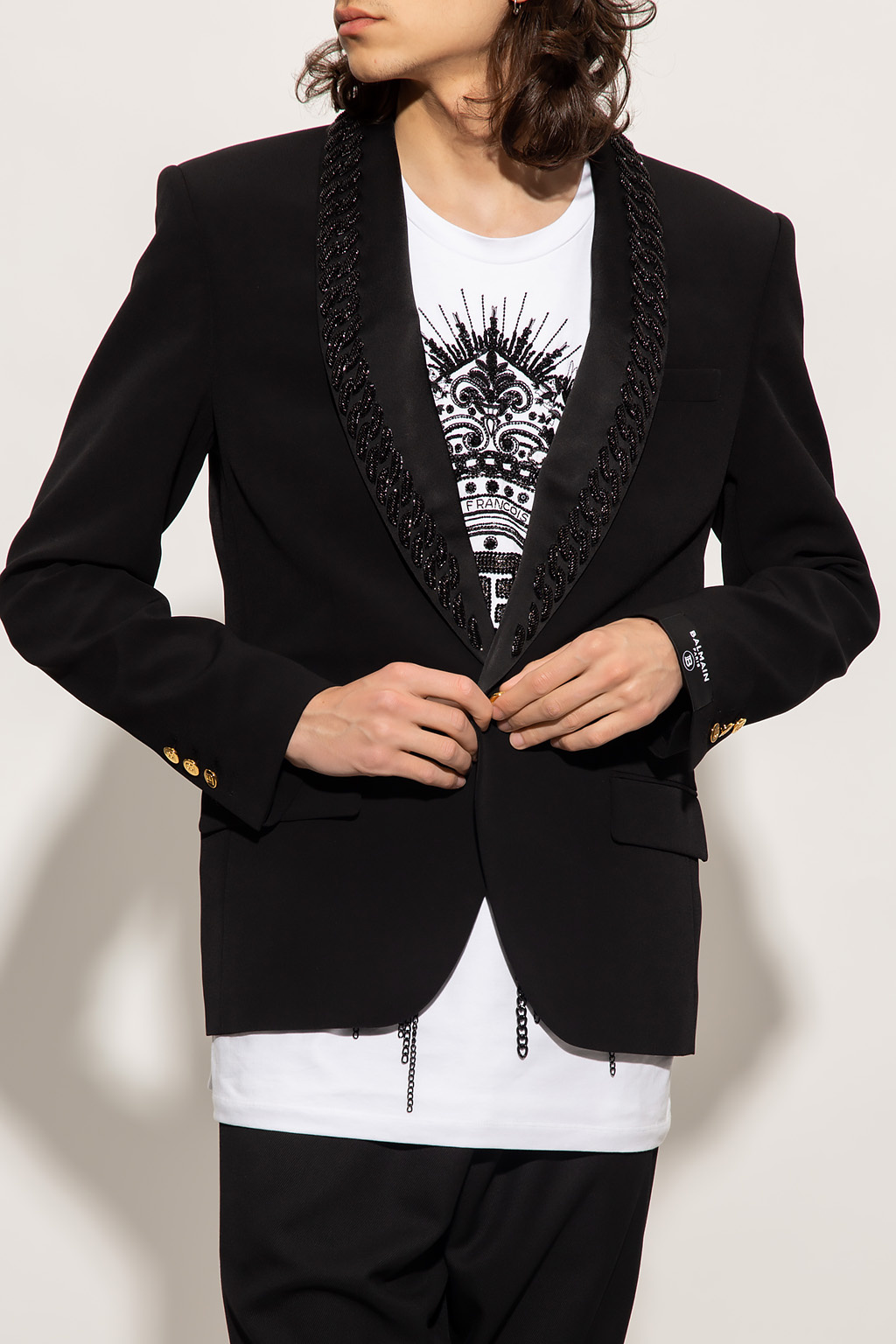 Balmain Blazer with decorative collar