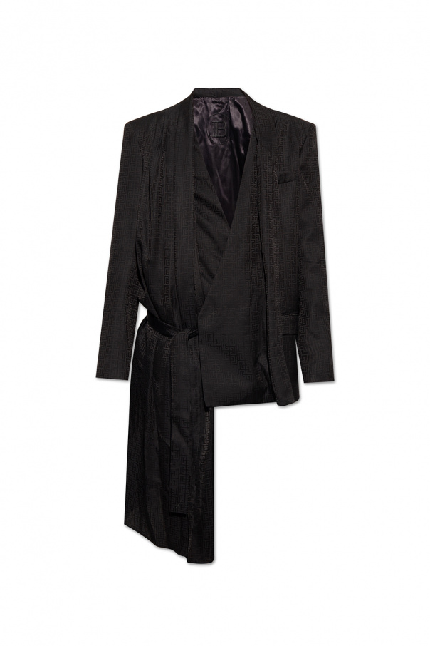 balmain Suit Monogrammed blazer