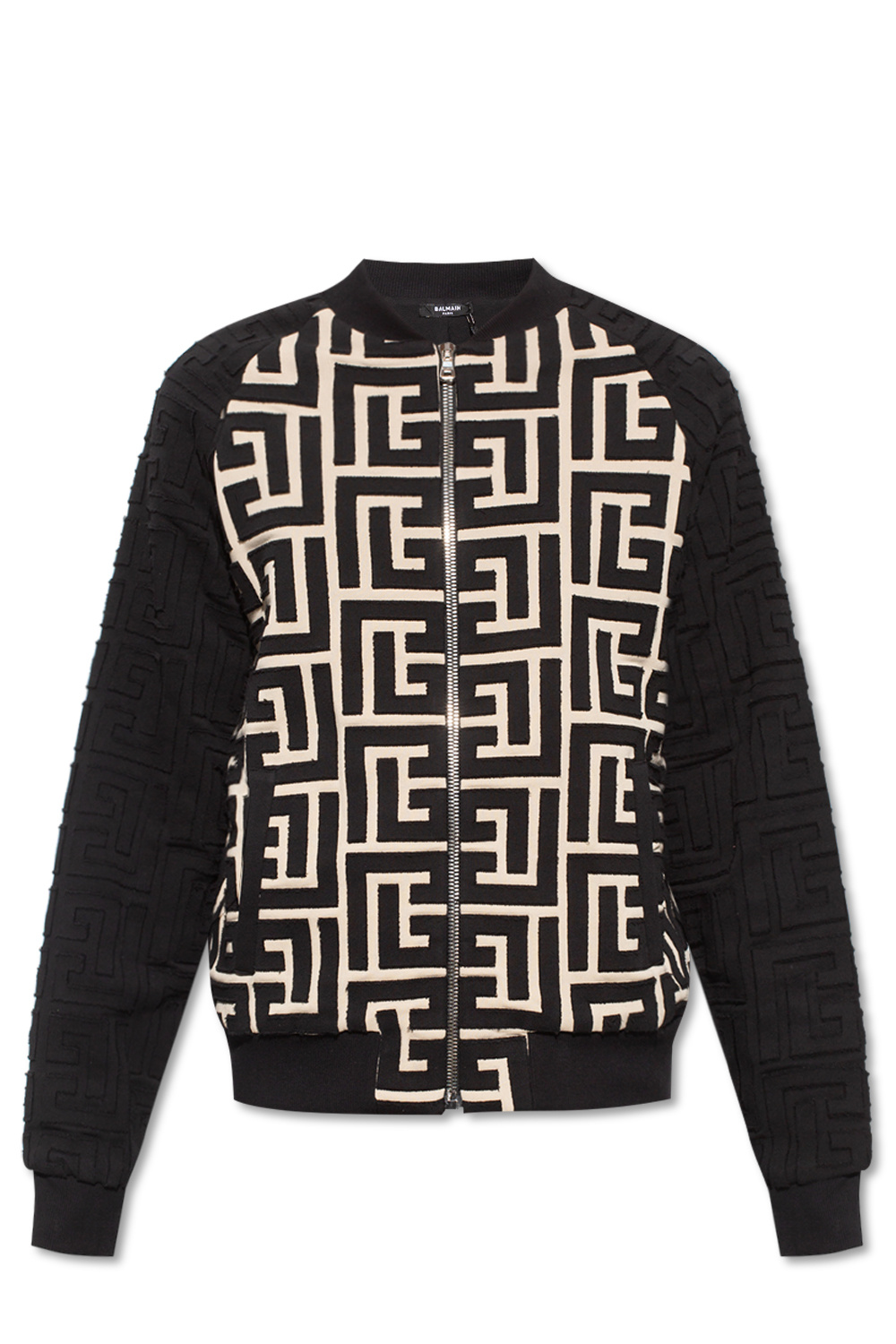 Black Zip-up sweatshirt Balmain - Vitkac GB