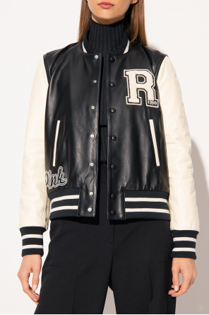 Red Valentino Padded leather jacket