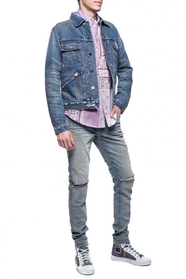 Amiri Stonewashed denim jacket | Men's Clothing | Vitkac