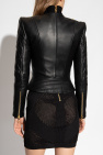 Balmain BLACK Leather jacket