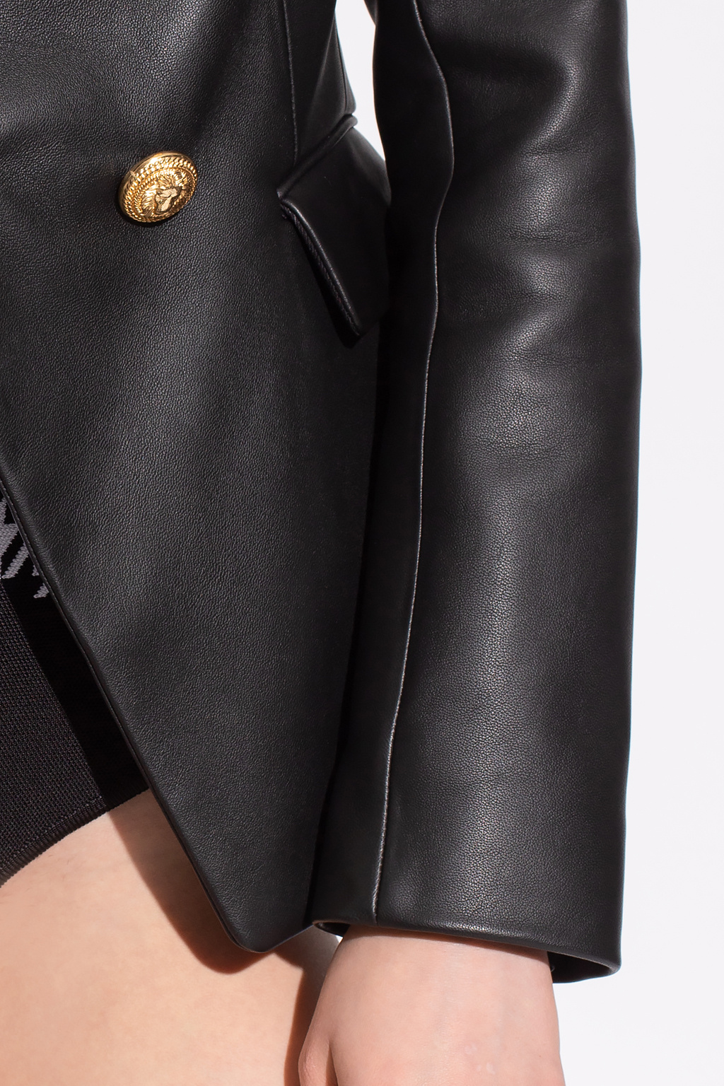 Balmain Leather blazer