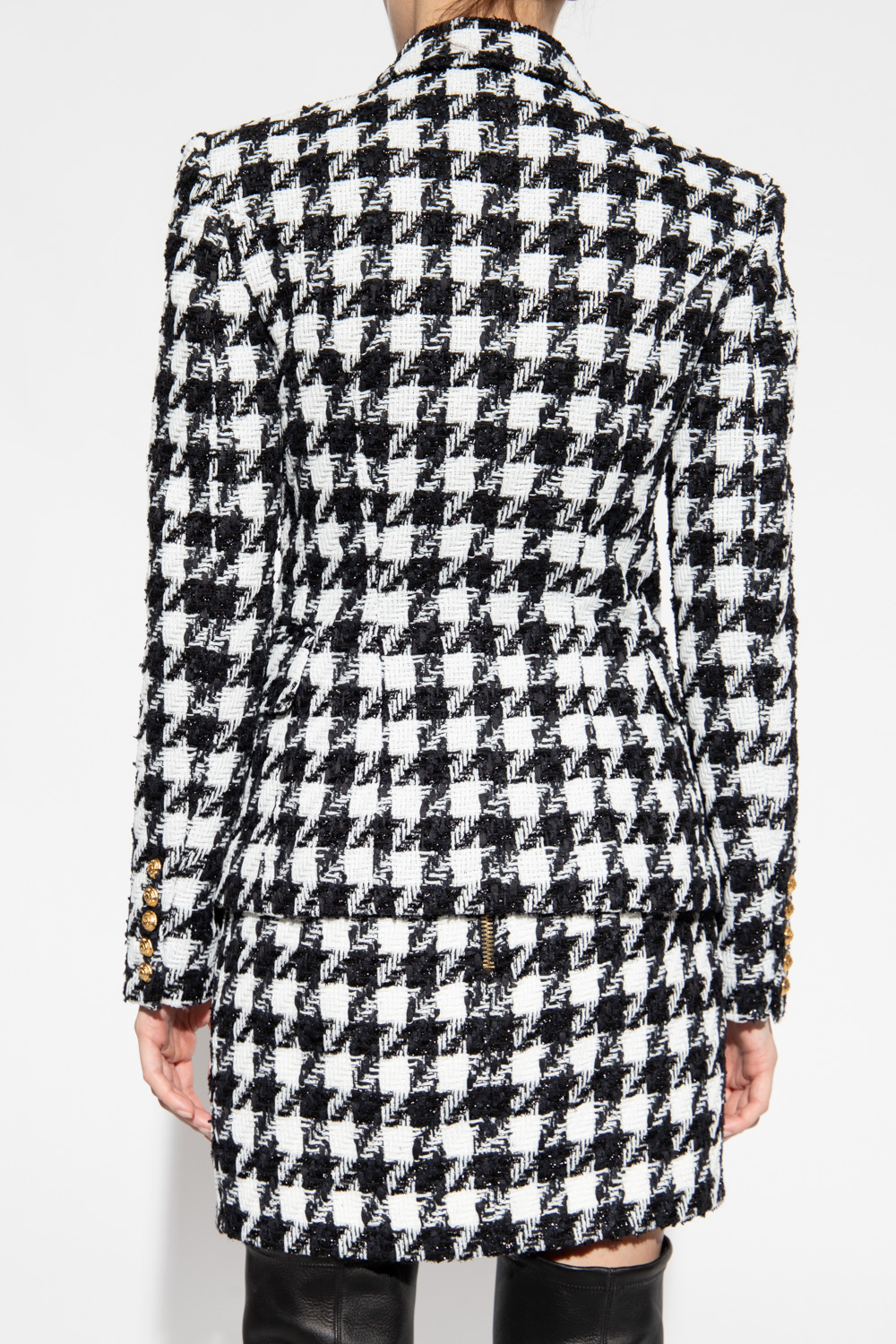 Balmain Houndstooth blazer