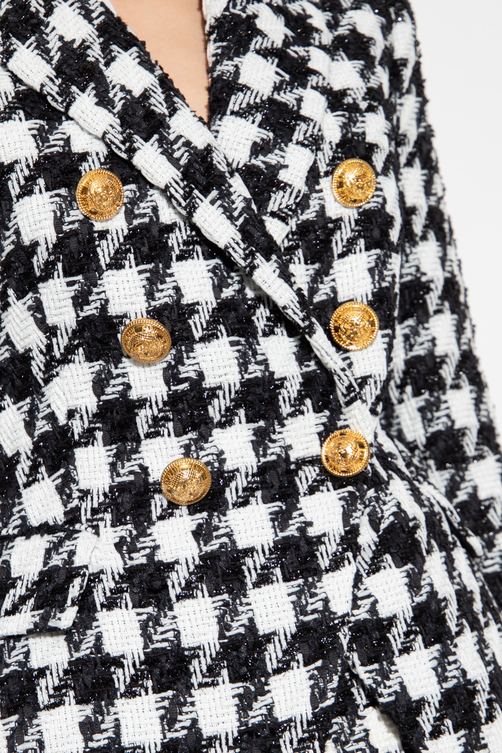 Balmain Houndstooth blazer