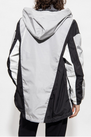 Balmain metallic-effect Balmain metallic-effect Kids TEEN logo-print hooded jumper dress