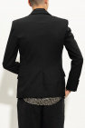 Balmain BLACK Blazer with decorative brooches
